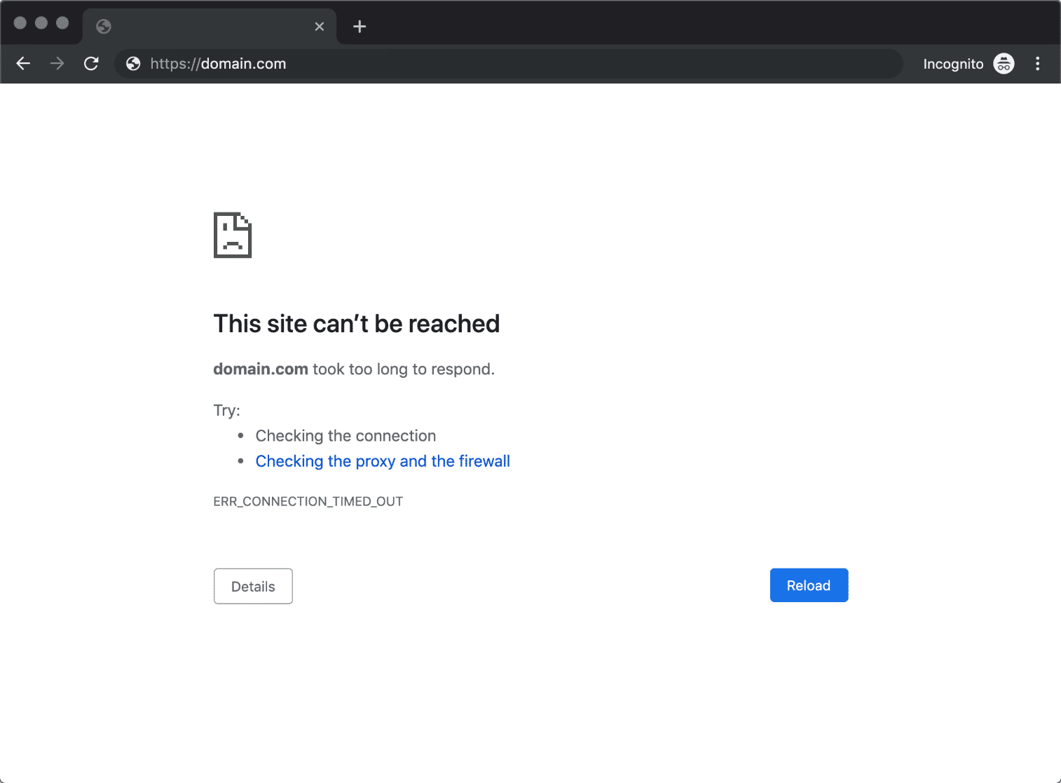 err connection timed out nasil cozulur